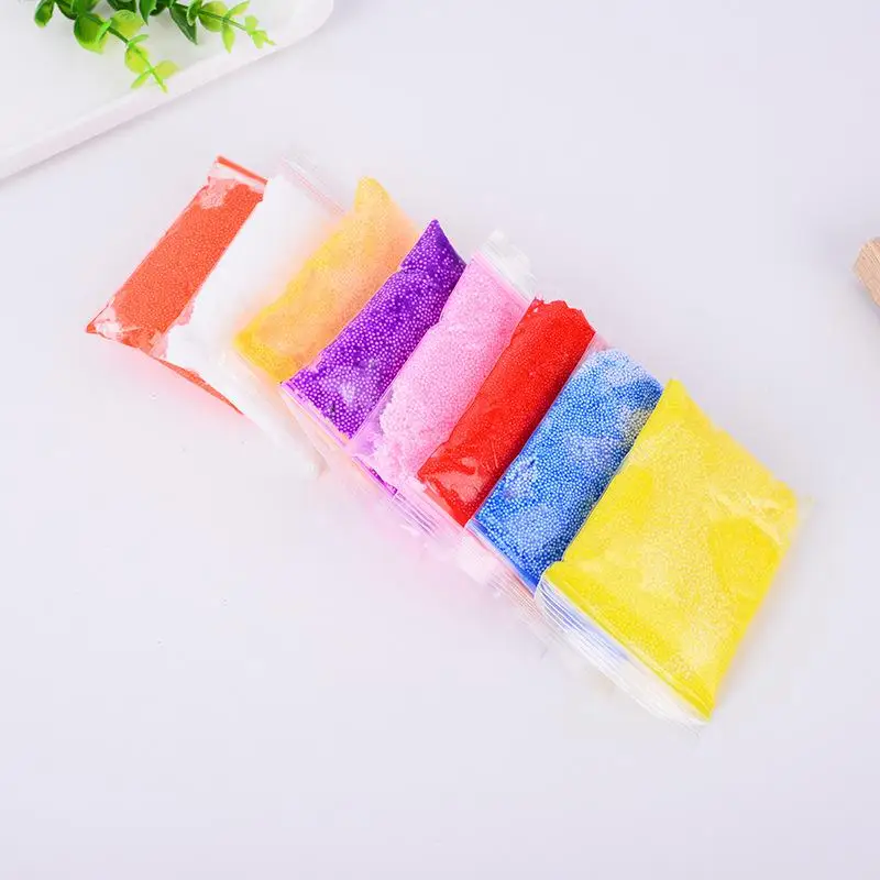24 Colors Snowflake mud Slime Clay Ball Supplies DIY Light Soft Cotton Charms Slime Fruit Kit Cloud Craft Antistress Kids Toys