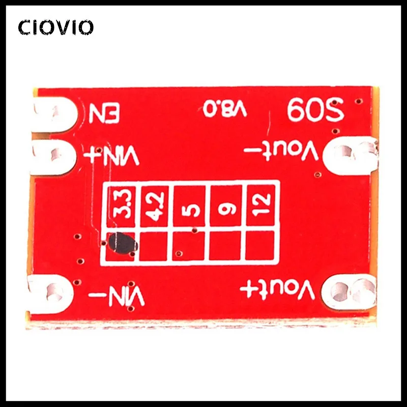 DC-DC Auto Boost Buck Converter Module DC 2.5-15V to DC 3.3V 4.2V 5V 9V 12V Step Up Down Voltage Reg