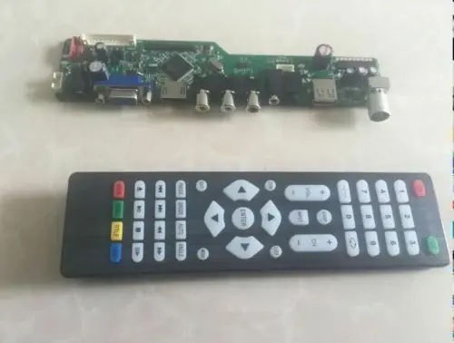 ЖК-дисплей светодиодный контроллер драйвер платы комплект для B156XW01 V.0 ТВ+ HDMI+ VGA+ USB