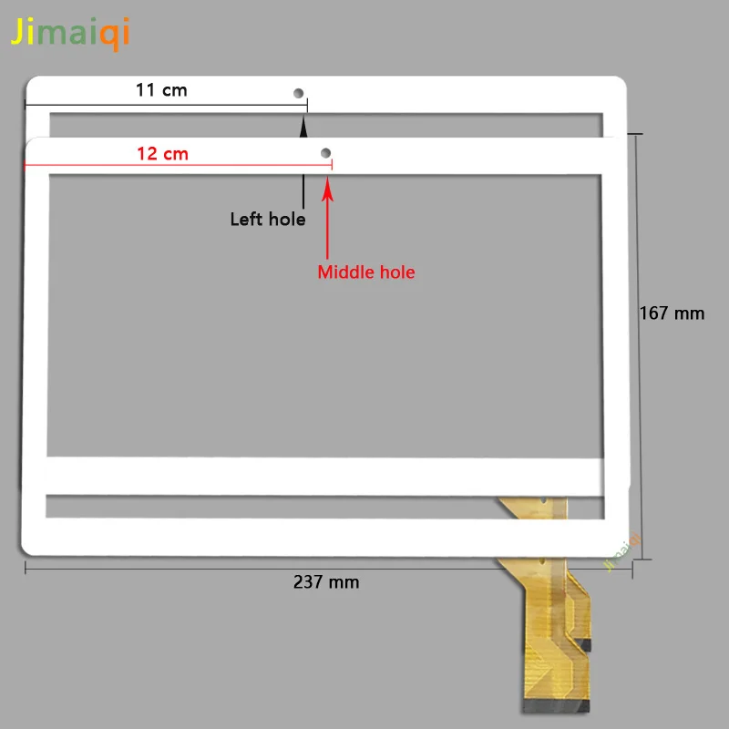 Новый для 10 1 ''дюймовый MJK 0643 V1 FPC планшет емкостный сенсорный экран панель
