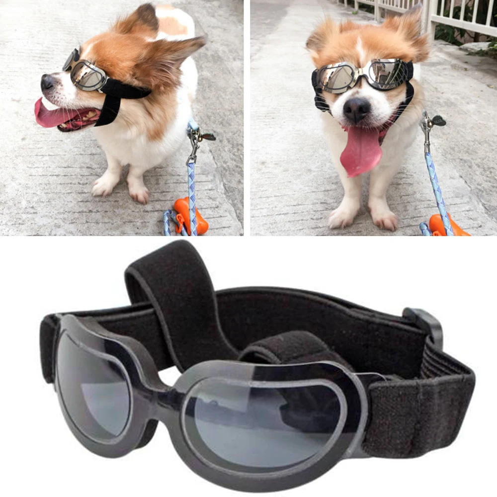 Adjustable Pet Dog Goggles Sunglasses Anti-UV Sun Glasses Eye Wear Protection Pet Dog Supplies