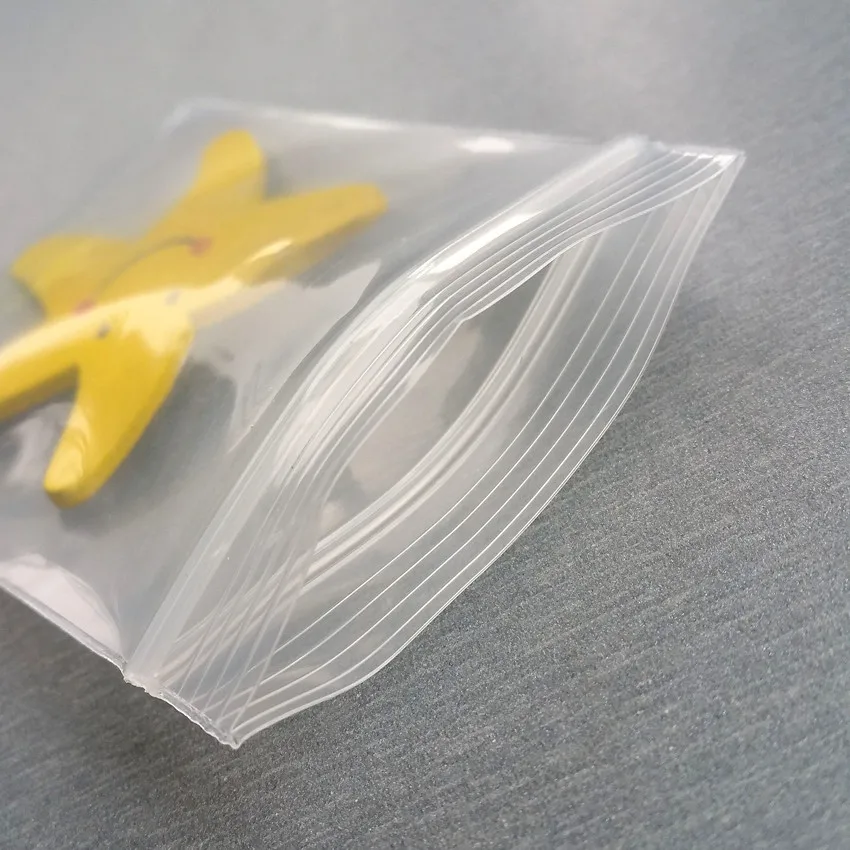 3 вида Толстый 12x17 см самозапечатывающийся молнии Ziplock Пластиковый пакет relosable клип цепь продуктовая упаковка упаковочные мешки 1000 шт