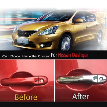 

KARCNG 8pcs/set Car door handle cover stainless steel Chrome decorative sticker FOR Nissan March Micra Versa Tiida Note E12