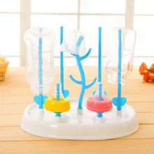 Полезная детская сушилка для бутылок, Простая подставка для чистки дерева, сушилка, полка, кухонный держатель для кормления, инструменты