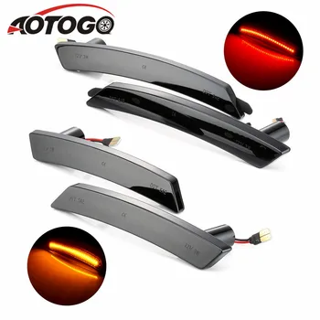 

2pcs Led Front Amber Rear Red Side Marker Lights For BMW Mini Cooper R55 R56 LCI R57 R58 R59 R60 R61 Turn Signal