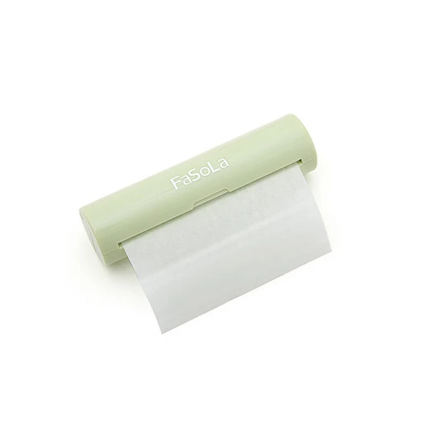 SGODDE портативное бумажное мыло 1,2 м для мытья рук, для ванной, ароматические листы, коробка для вспенивания, бумага для кемпинга, пеших прогулок, инструмент для улицы - Цвет: Зеленый