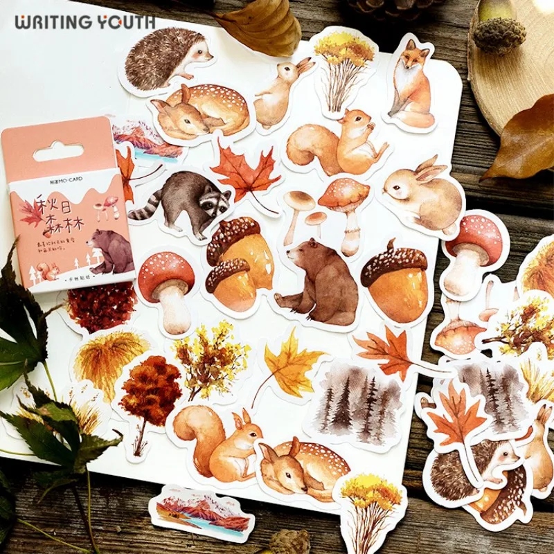 Cute Autumn Forest Series Bullet Journal Stickers Scrapbooking Child Diary Diy Kawaii Supplies Stationary huismerk kopen in de aanbieding Cute Autumn Forest Series Bullet Journal Stickers Scrapbooking Child Diary Diy Kawaii Supplies Stationary huismerk kopen in de aanbieding