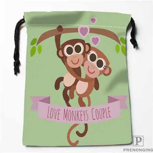 

Custom Printing Green Cartoon M Drawstring Shopping Bags Travel Storage Pouch Swim Hiking Toy Bag Unisex Multi Size18-12-31-08