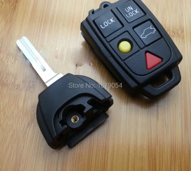 Volvo XC90 S80 Folding flip remote key shell 5 Buttons  (7).jpg