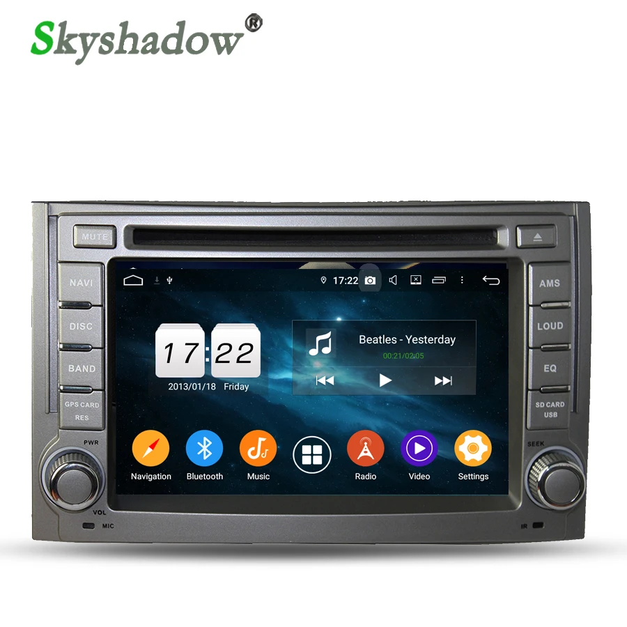 Perfect DSP 2DIN Android 9.0 Octa Core 4G 32GB Multimedia Car DVD Player Radio wifi LTE Bluetooth For Hyundai H1 2011 2012 GPS Map RDS 3