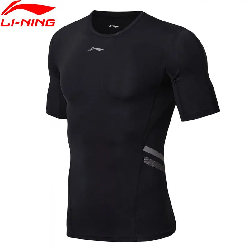 

(Clearance Sale)Li-Ning Men Training Series Tights Base Layer Breathable Tee Tight Fit LiNing Sports T-Shirts AUDN093 MTS2864