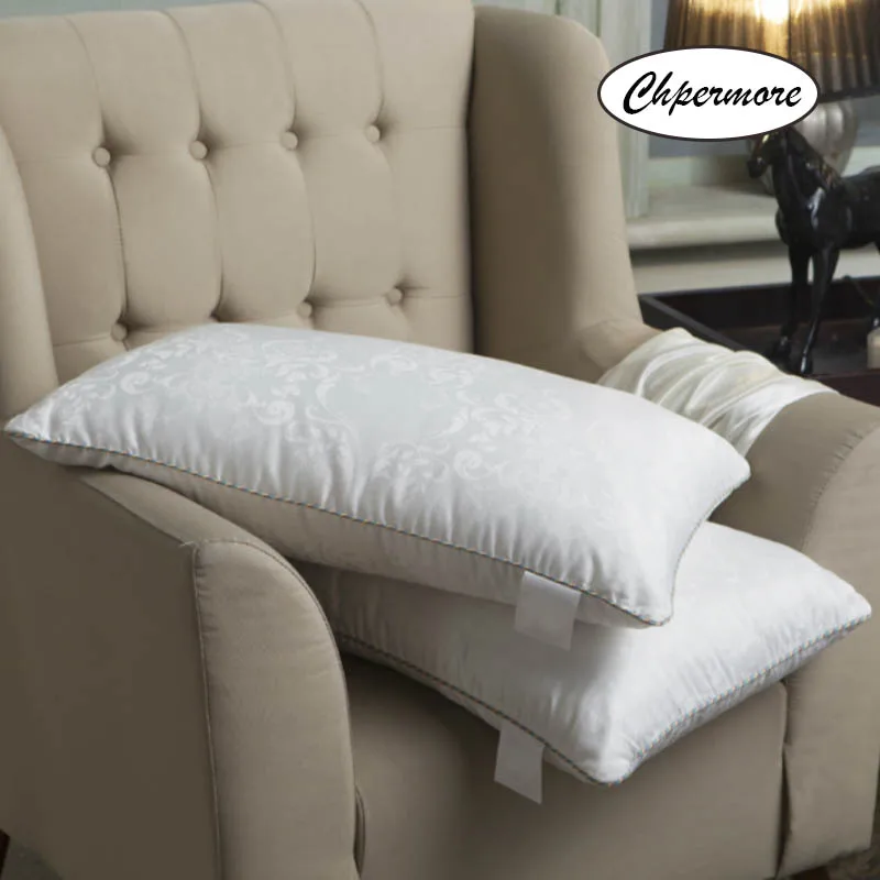 

Chpermore 100% Mulberry Silk Pillow Orthopedic Neck Pillows High grade Sleeping Health Memory Pillows 100% Cotton Jacquard Cover