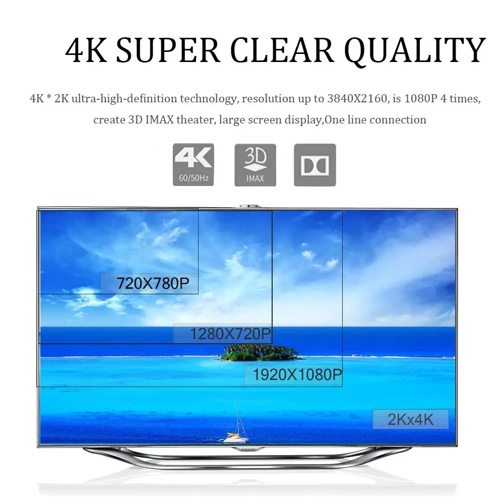 HDMI Cable HDMI to HDMI 2.0 Cable 4K for Xiaomi Projector Nintend Switch PS4 Television TV Box xbox 360 1m 2m 3m 5m 10m Cable HDMI Cable HDMI to HDMI 2.0 Cable 4K for Xiaomi Projector Nintend Switch PS4 Television TV Box xbox 360 1m 2m 3m 5m 10m Cable