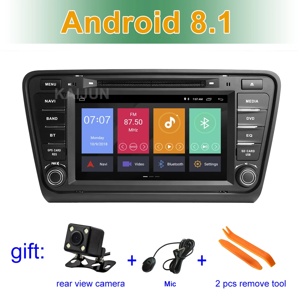 

8" Android 8.1 Car DVD Player for SKODA Octavia 2014 2015 2016 2017 with Radio WiFi BT Stereo GPS