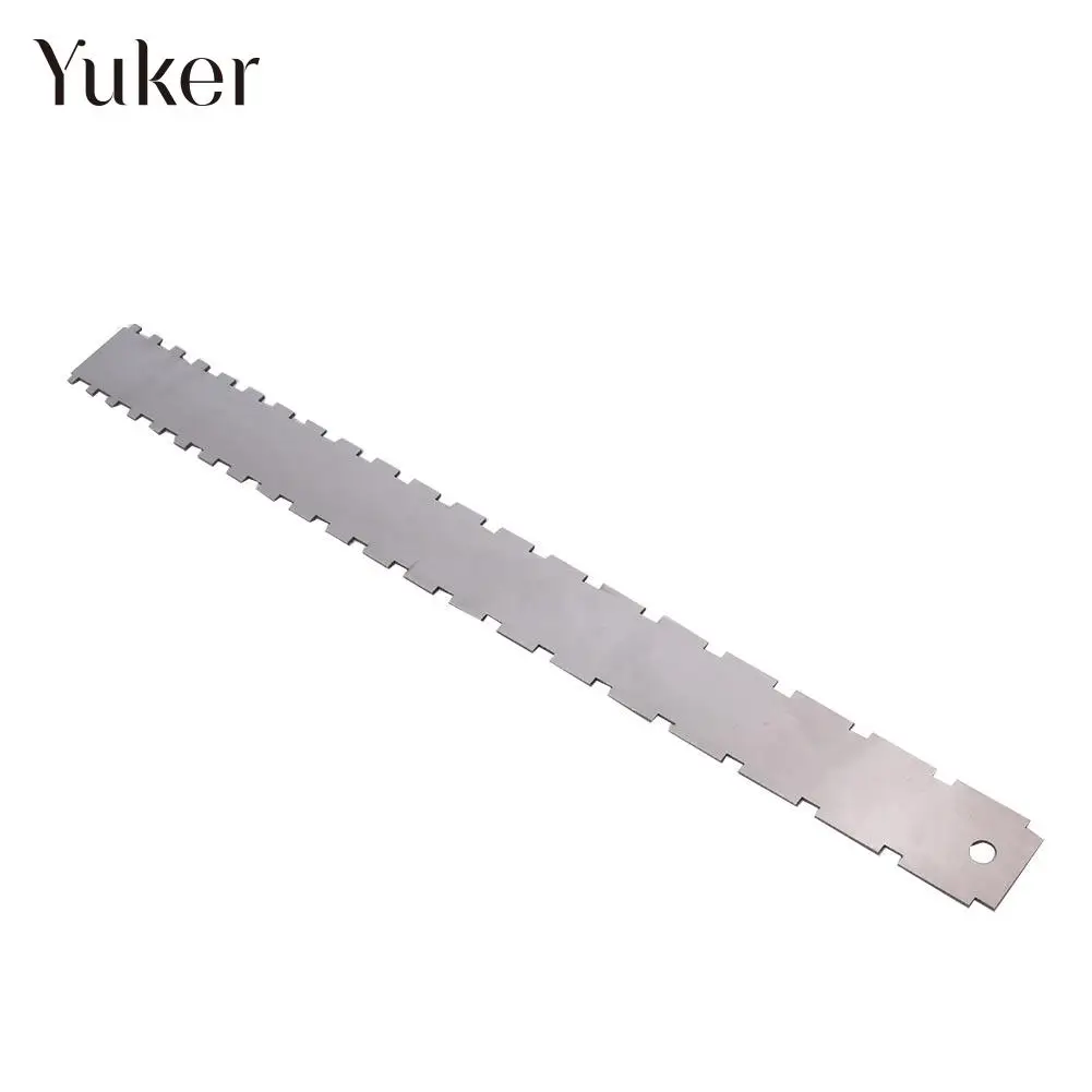 

Universial Guitar Neck Notched Measuring Tool Fret Board Straight Edge