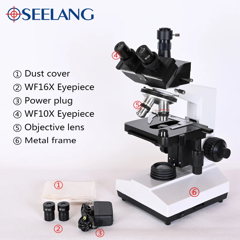 US $300.30 Professional Lab Biological Hd Trinocular Microscope Zoom 1600x Eyepiece Electronic Digital 7 Inch Lcd Led Light Phone Stand Usb