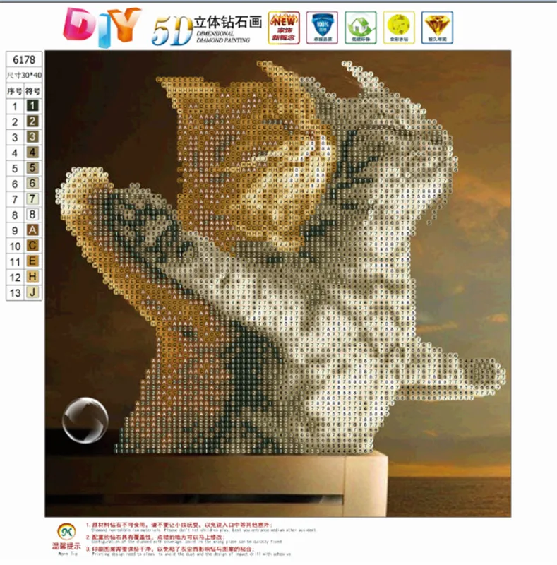 5D DIY Алмазная картина с рисунками животных из мультфильмов, кошек, мозаичная вышивка с животными, вышивка крестиком, рукоделие, украшение