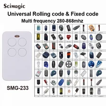 

1pcs Multi frequency copy 280-868mhz rolling code garage door remote control duplicator top quality fine