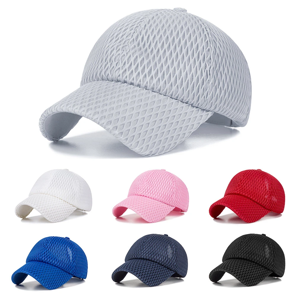 SuperB& G Новинка унисекс одноцветная сетчатая дышащая Регулируемая Кепка модная бейсболка летняя спортивная бейсболка Snapback Кепка