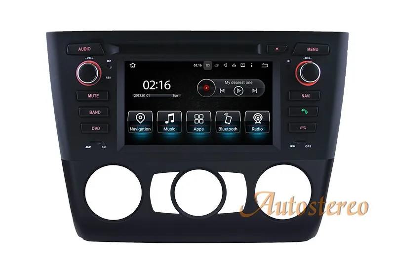 Perfect Android 9.0 Car GPS Navigation DVD Headunit For BMW 1 Series E81 E82 E87 E88 116i 118i Car Stereo Unit auto radio multimedia IPS 9