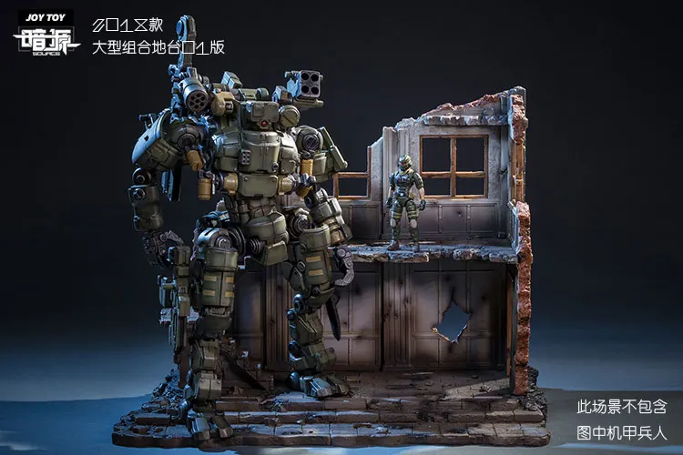 

JOY TOY 1:25 resin Building Model large combined scenes Building Model kits soldiers scene Free shipping
