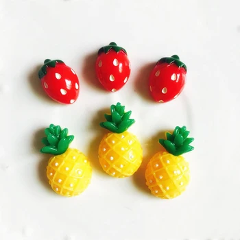

Happy Monkey New 15pcs Mini Slime DIY Accessories Toy Strawberry Banana Slime Supplies Filler Decoration Gift Toy For Kids Adult