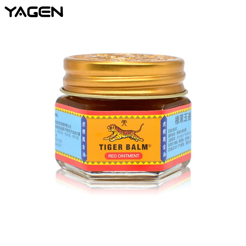 YAGEN Новый 100% натуральный оригинальный красный/белый тигровый бальзам тайская
