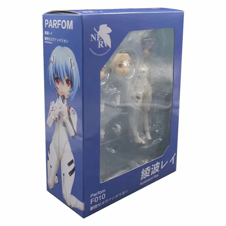 Nendoroid японского аниме ПВХ комплекты для гаража Evangelion F011 Аска Лэнгли Сорю F010 Ayanami Rei подвижные Ver ПВХ Модель - Цвет: a gift box