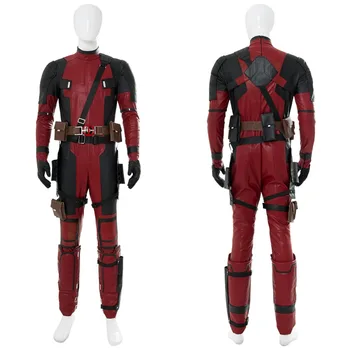 

Hot Movie Deadpool 2 Cospaly Costume Wade Winston Wilson Costume Adult Full Sets Halloween Carnival Party Cosplay Costumes
