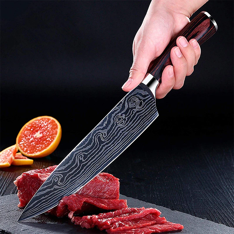 Soanimo 7 ''/8'' Professional кухонный нож из нержавеющей стали шеф повара японский