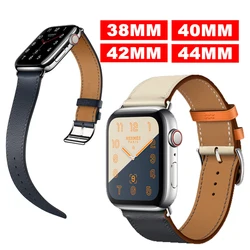 Strap for Apple watch band Single tour Leather 4 44mm 40mm iwatch 3 band correa aplle watch 42mm 38mm wrist bracelet belt Strap for Apple watch band Single tour Leather 4 44mm 40mm iwatch 3 band correa aplle watch 42mm 38mm wrist bracelet belt