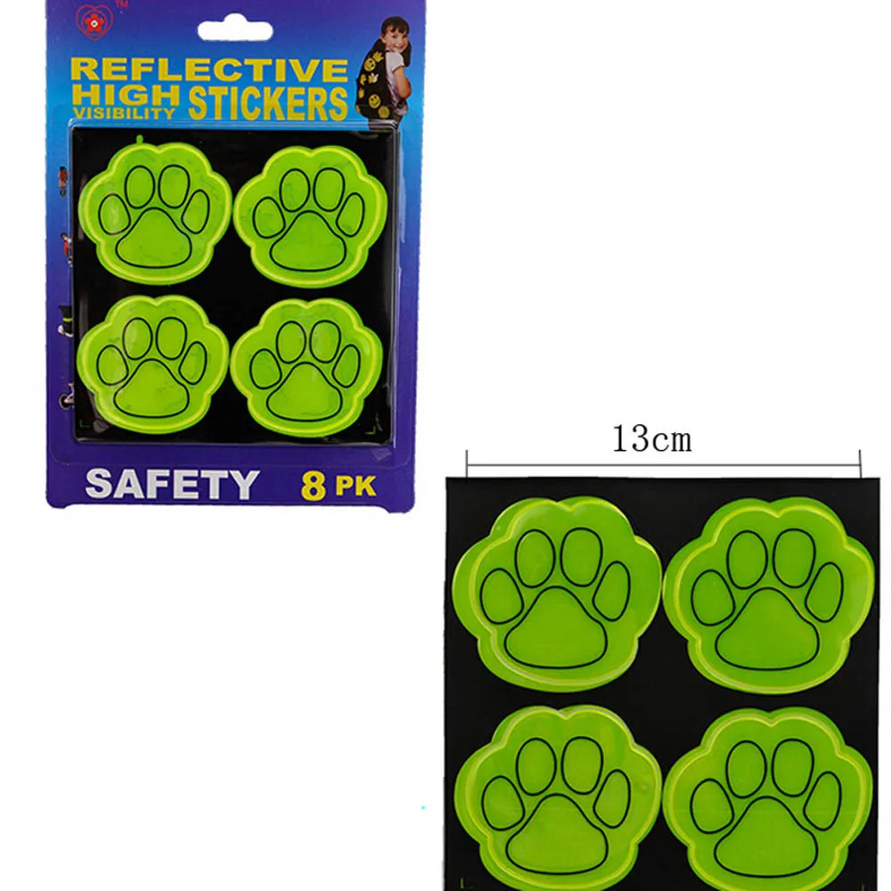 Детские Безопасные светоотражающие наклейки для езды на велосипеде открытом