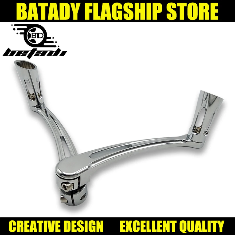 

Chrome Profonde Talon Bout levier de vitesses W/Vitesse manette de vitesse Peg Pour Harley Touring Street Glide 97-16 Softail16
