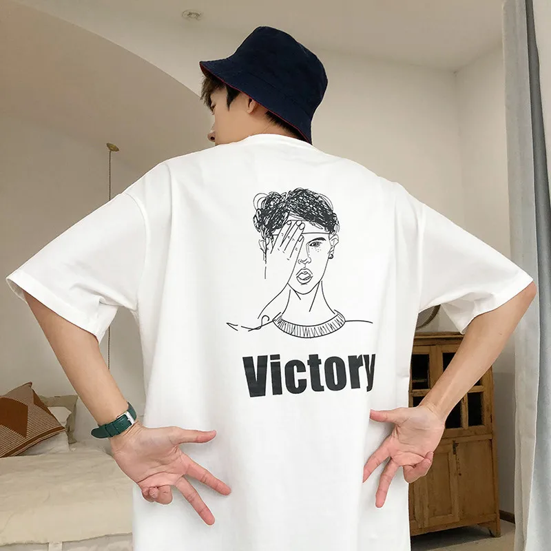 Summer New T Shirt Men Fashion Cartoon Characters Print Casual Short-sleeved Tshirt Man Streetwear Hip-hop Loose Cotton T-shirt Summer New T Shirt Men Fashion Cartoon Characters Print Casual Short-sleeved Tshirt Man Streetwear Hip-hop Loose Cotton T-shirt