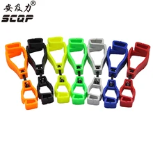 Металл обнаруживаемых Пластик перчатка клип для рабочие перчатки клипы работать зажим безопасности перчатки охрана труда предоставляет 300 шт