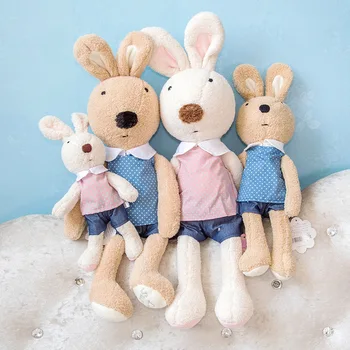 

New Style Plush Stuffed toy Cute Ragdoll lapel plush toy doll Rabbit Animal Toys Infant Baby Comfort Dolls Children Kids gifts