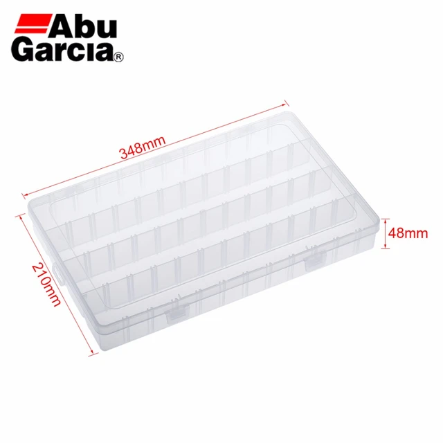 Abu Garcia One Sided Design Fishing Lure Tackle Box Compartments Plastic  Outdoor Fishing Bait Lures Tool