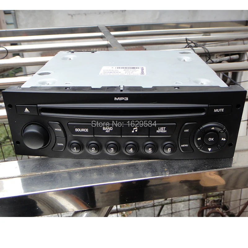 Véritable Autoradio Rd45, Bluetooth, Usb, Aux, Pour Voiture Peugeot 206