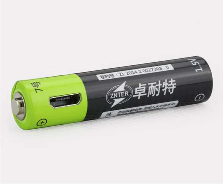 Cncool 10pcs/lot 1.5V AAA 400mah li-polymer li-ion lithium rechargeable battery USB battery with USB charging line