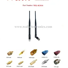 SMA Мужской прямой, 5.0dBi высокого усиления 4G LTE резиновая антенна, складной LTE 4G антенны, LTE 4G антенны с подвижными совместных