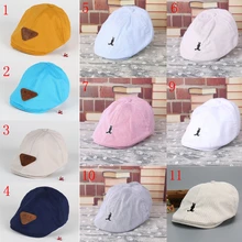 Хлопковая шляпа от солнца для маленьких мальчиков, берет, летняя бейсболка, модная кепка