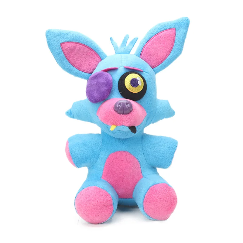5 шт. 25 см Blacklight Five Nights at Freddy's плюшевые игрушки неоновый Фокси кекс Freddy Fazbear