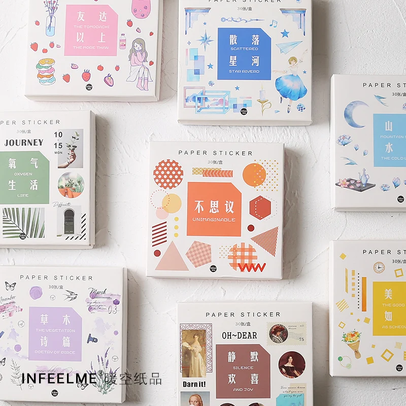 

10 set/lot Kawaii Stationery Stickers Oxygen life series Diary Decorative Mobile Stickers Scrapbooking DIY Craft Stickers