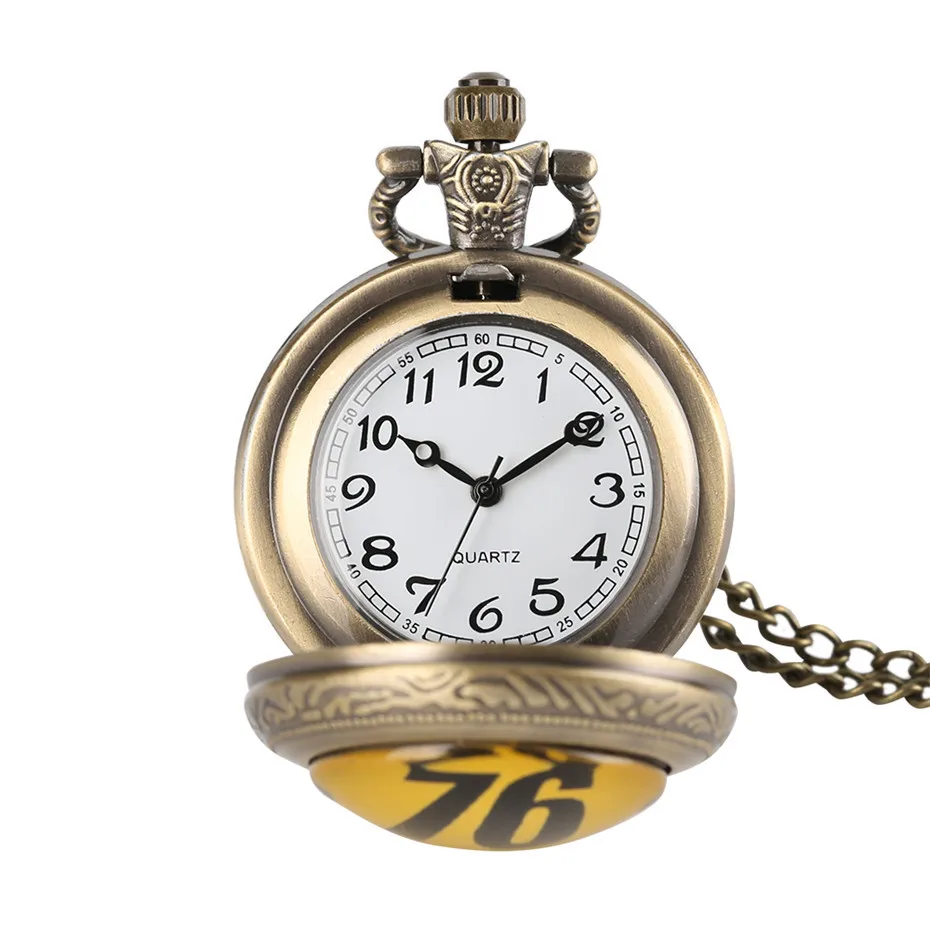 New Theme Survive in FALLOUT 76 the End of FALLOUT 4 Quartz Pocket Watch with Necklace 2