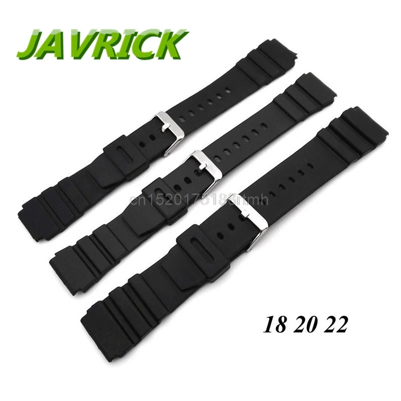 Free delivery 18mm - 22mm Silicone Rubber Watch Strap Band Deployment Buckle Diver Waterproof Free delivery 18mm - 22mm Silicone Rubber Watch Strap Band Deployment Buckle Diver Waterproof