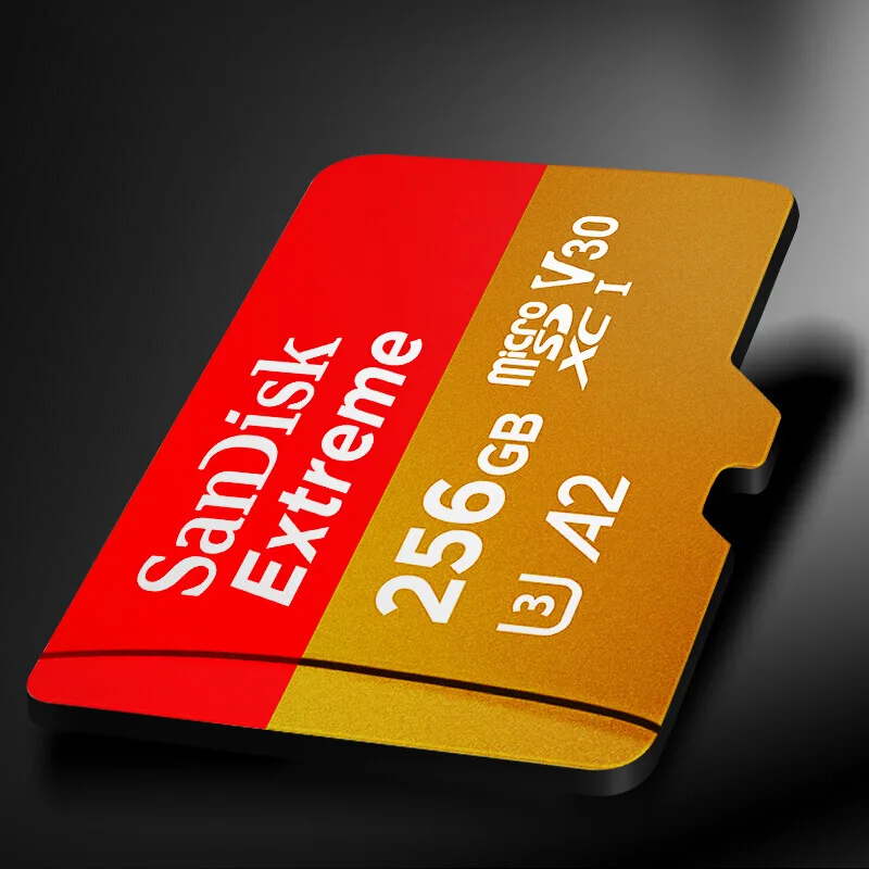 Карта памяти Sandisk Extreme micro SD карта C10 U3 V30 A2 microSDHC/microSDXC 32 Гб 64 128 ГБ 256 флеш TF