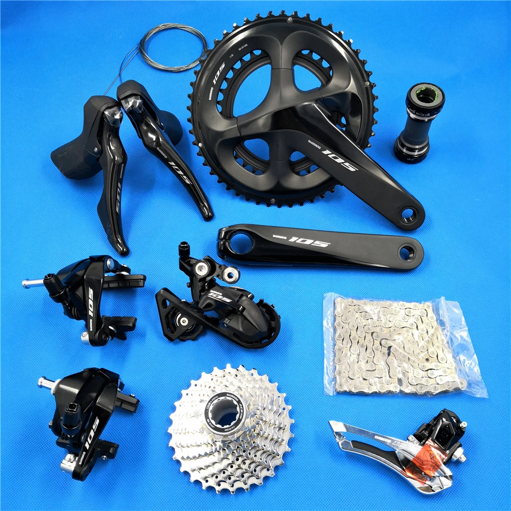 Shimano 105 R7000 2x11speed 170/172. 5/175 мм переменного тока 50 34T 52 36T 53 39T дорожный велосипед