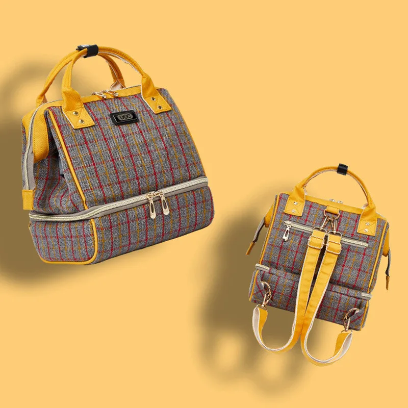 Пеленки USB пеленки сумка для путешествий на открытом воздухе Рюкзак для мам кормящих простые и элегантные сумки многофункциональная