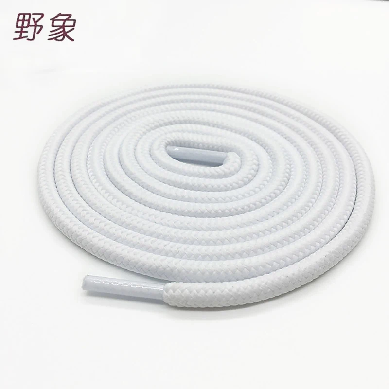 

2017 Minimalist 120 cm solid color round sturdy Easy shoelace belt is usually used for men & women sports and leisure shoestring