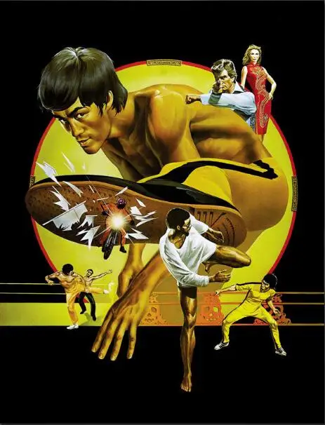 

Bruce Lee Game of Death Vintage Movie SILK POSTER Decorative Wall painting 24x36inch